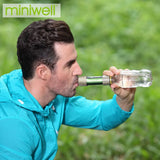 NNEOBA Portable Water Filter Straw for Camping & Emergency Use