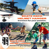 Wall Mount Bracket For 1 Pair Of Four-Wheel Skateboards-1915197192788905988