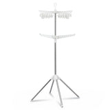 Artiss Clothes Rack Airer 2 Tier Rotatable Hanger Foldable