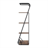 NNEDSZ Clothes Rack Coat Stand 172cm 4-Tier Walnut