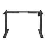 NNEDSZ Artiss Electric Standing Desk Frame Only Height Adjustable 70KG Load Black
