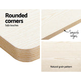 NNEDSZ Artiss Standing Desk Motorised White Oak 120CM