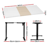 NNEDSZ Motorised Standing Desk Sit Stand Desks 140CM