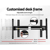 NNEDSZ Artiss Standing Desk Motorised Walnut 120CM