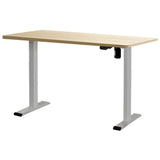 NNEDSZ Artiss Standing Desk Motorised 120CM White Oak