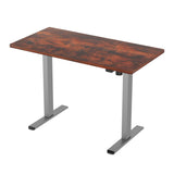 NNEDSZ Artiss Standing Desk Motorised 120CM Rustic Brown