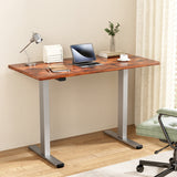NNEDSZ Artiss Standing Desk Motorised 140CM Rustic Brown