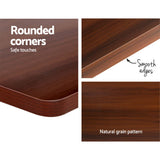 NNEDSZ Artiss Standing Desk Motorised 140CM Walnut