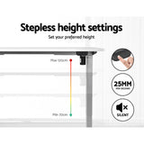 NNEDSZ Artiss Standing Desk Motorised 120CM White