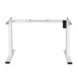 NNEDSZ Artiss Electric Standing Desk Frame Only Height Adjustable 70KG Load White