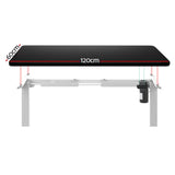 NNEDSZ Artiss Standing Desk Motorised Sit Stand Desks Black 120CM