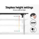 NNEDSZ Artiss Standing Desk Motorised Sit Stand Desks Black 120CM