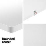 NNEDSZ Artiss Electric Standing Desk with Storage Shelf Drawer Office Table 120CM