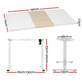 NNEDSZ Artiss Electric Standing Desk Sit Stand Desks 140CM