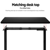 NNEDSZ Artiss Standing Desk Frame Only Dual Motor Motorised Black