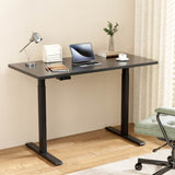 NNEDSZ Artiss Standing Desk Motorised Dual Motor Black 120CM