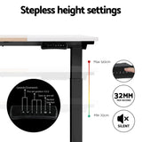 NNEDSZ Artiss Standing Desk Motorised Electric Dual Motor 120CM