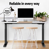 NNEDSZ Artiss Standing Desk Motorised Electric Dual Motor 120CM