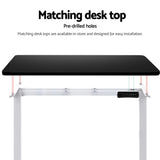 NNEDSZ Artiss Standing Desk Frame Only Dual Motor Motorised White