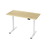 NNEDSZ Artiss Standing Desk Motorised Dual Motor 120CM White Oak
