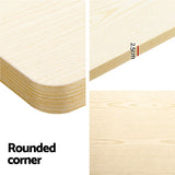 NNEDSZ Artiss Standing Desk Motorised Dual Motor 140CM White Oak