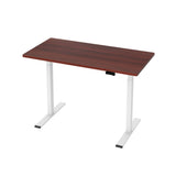 NNEDSZ Artiss Standing Desk Motorised Dual Motor 120CM Walnut