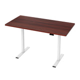 NNEDSZ Artiss Standing Desk Motorised Dual Motor 140CM Walnut
