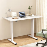 NNEDSZ Artiss Standing Desk Motorised Dual Motor 120CM White