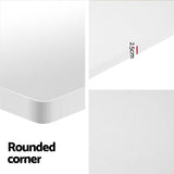 NNEDSZ Artiss Standing Desk Motorised Dual Motor 140CM White