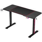 NNEDSZ Artiss Gaming Desks Standing Desk Motorised 140CM Black