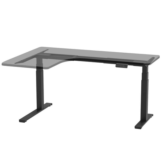 NNEDSZ Artiss Standing Desk Frame Only L-shape Motorised