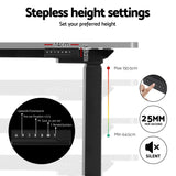 NNEDSZ Artiss Standing Desk Frame Only L-shape Motorised