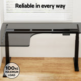NNEDSZ Artiss Standing Desk Frame Only L-shape Motorised