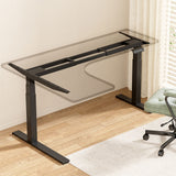 NNEDSZ Artiss Standing Desk Frame Only L-shape Motorised
