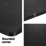 NNEDSZ Artiss Standing Desk Motorised Electric Dual Motor Black 120CM