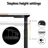 NNEDSZ Artiss Standing Desk Motorised Electric Dual Motor 120CM