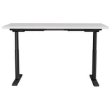 NNEDSZ Artiss Standing Desk Motorised Electric Dual Motor White 140CM