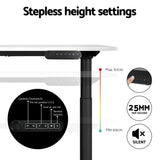 NNEDSZ Artiss Standing Desk Motorised Electric Dual Motor White 140CM