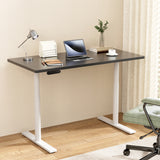 NNEDSZ Artiss Standing Desk Motorised Electric Dual Motor 140CM Black