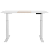NNEDSZ Artiss Standing Desk Motorised Electric Dual Motor 140CM White Pine