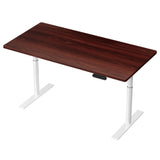 NNEDSZ Artiss Standing Desk Motorised Electric Dual Motor 140CM Walnut