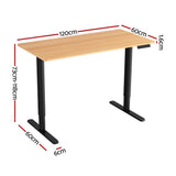 NNEDSZ 120CM Artiss Electric Standing Desk Sit Stand Desks Home Office Computer Desk