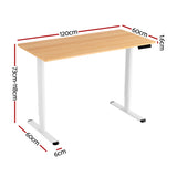 NNEDSZ 120CM Artiss Electric Standing Desk Sit Stand Desks Home Office Computer Desk