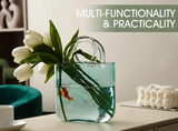 NNEOBA Portable Transparent Hydroponic Vase