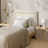 NNEED Single Bed Headboard Bedhead Beige