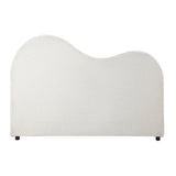 NNEED Bed Head King Size Headboard Boucle Fabric White