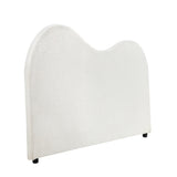 NNEED Bed Head King Size Headboard Boucle Fabric White