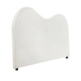 NNEED Bed Head King Single Headboard Boucle Fabric White