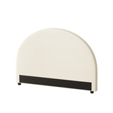 NNEED Bed Head Double Size Headboard Fabric Beige