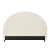 NNEED Bed Head Double Size Headboard Fabric Beige